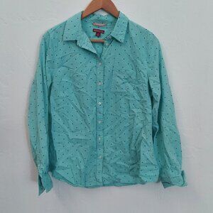 Merona Polka Dot Button Down Shirt